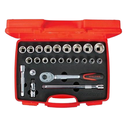 İZELTAŞ 1/2 ALTI KÖŞE LOKMA TAKIMI 24 PCS 1113
